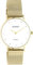 Oozoo Vintage Damen Uhr - Armbanduhr Damen mit 16mm Mesh Armband - Analog Damenuhr in rund C20241