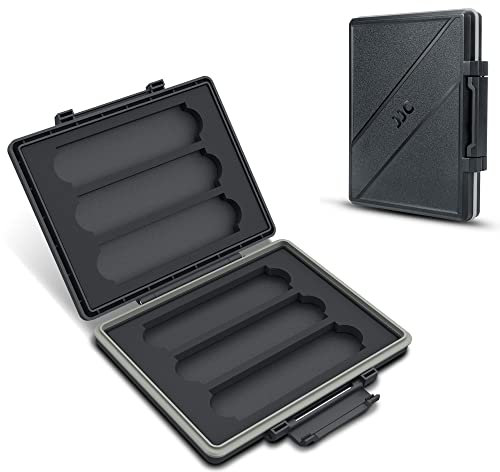 JJC Portatile 6 Slot SSD Custodia Protettiva Scatola di Immagazzinaggio per M.2 2280/2260/2242/2240/2230 SSD Solid State Drive Resistente all'acqua Antiurto