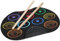 Pad de Batterie électronique Set de Batterie électrique Kids Drum Roll Up Practice Drum Pad Débutant Instrument de Percussion(Modèles colorés)