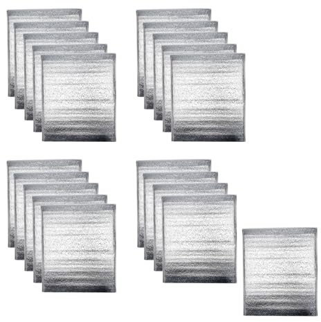 Savagrow 20Pcs Thermal Bubble Mailers 12.5 x 15 Inches Cold Insulated Foil Shipping bags Waterproof Metallic Bags,(BC1648)