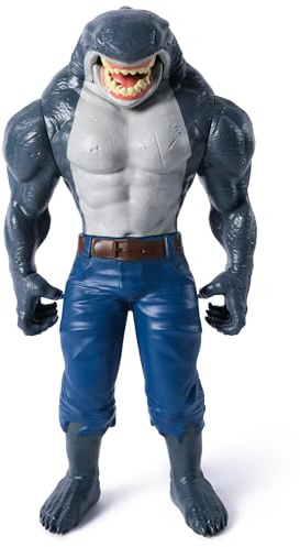 DC Comics, Batman Giant Series King Shark Action Figure, 30-centimetre Superhero Collectible Kids’ Toys for Boys and Girls Aged 3+