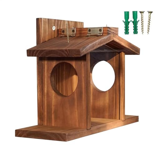 Distributore di cibo per scoiattoli, divertente dispenser di cibo per scoiattoli, dispenser di cibo dolce, robusto dispenser di mais con struttura solida, stazioni di cibo per scoiattoli, facile da