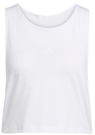 adidas Kobiety Motion Essentials Cropped Tank, white, S