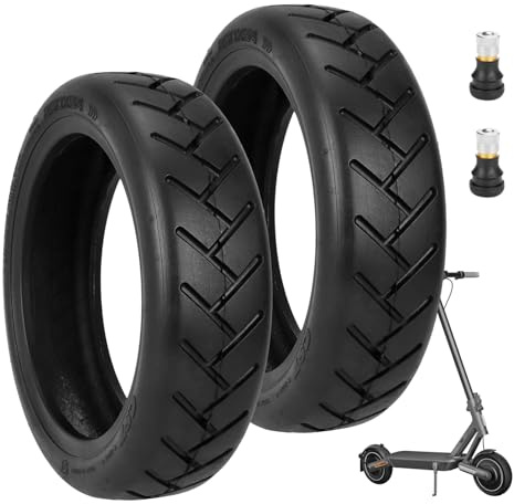2 Piezas de 250 x 54 Neumáticos Sin Cámara de 10 Pulgadas para Xiaomi 4Pro/4Lite Scooter Eléctrico, Accesorios de Neumáticos Carretera Engrosados ​​a Prueba de Explosiones, Ruedas de Repuesto Scooter