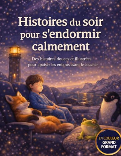 Histoires du soir pour s'endormir calmement: Des histoires douces et illustrées pour apaiser les enfants avant le coucher