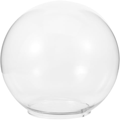 ASAKKURA Tulipas de Cristal para Lámparas Colgantes en Forma de Globo, Pantalla de Repuesto Segura y Delicada para Lámparas de Vidrio Adecuado para Decoración de Interiores