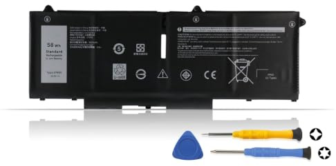 58Wh 07KRV Laptop Batteri för Dell Latitude 13 5330 7330 15 5530 7530 14 5430 7430 2-in-1 Precision 3570 Mobile Workstation P139G002 P138G002 P133G002 P104F FK0VR FKOVR 8H6WD PX0GF Y86WG 8P81K H4PVC