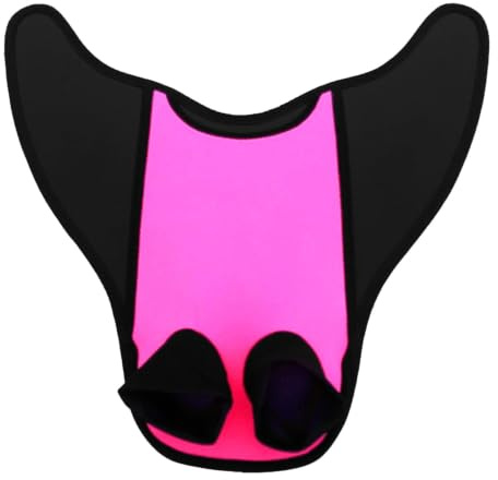 Swimming Fins Mermaid Fins Monofin Diving Fins for Kids Soft Training Fins Monolithic Fins B: Kids - Pink