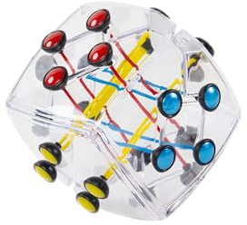 Brainstring original puzzle ball by Recent Toys Brain Teaser Coulourful puzzle ball with Strings Memory Cube Ball Puzzle Games, Educational Toys Gifts for Students Teens Adults Kids Boys Girls