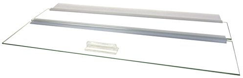 Aquarium Glass Canopy Set for 75 Gallon, 90 Gallon and 110 Gallon Aquariums 48 Long x 18 Wide with A Center Brace