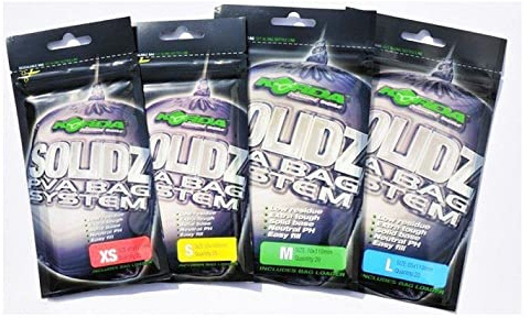 Korda Système de sacs solides en PVA pour la pêche à la carpe, neutre, S