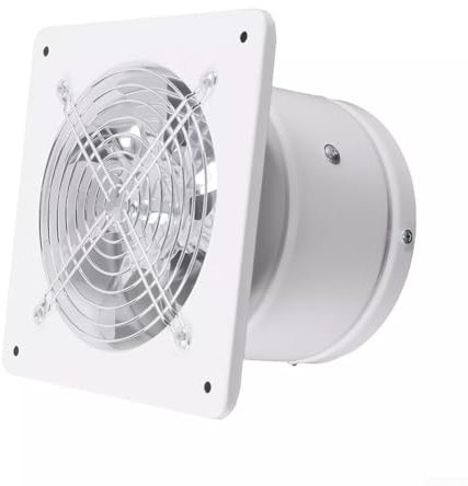 Feegow Ventilador de extracción de 6 pulgadas, extractor de baño Simply Silent con motor de 32 W, ventilador de ventilación de baño, ventilador de ventilación de aire para inodoro y cocina