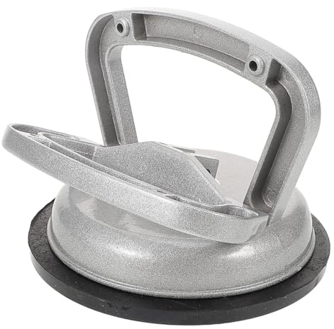 CHICAMPERA Herramienta para Quitar Abolladuras De Coche Taza De Succión De Vacío Resistente, Uso Hogar y Taller, Ventosa Potente para Reparación De Carrocerías De Metal, Color Plateado