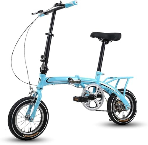 Kcolic 12 Inch Folding Bike, Compact City Bike, for Students and Adults, Lightweight Mini Folding Bike for Work Bike D,12inch