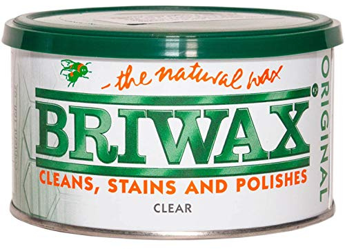 Briwax Furniture Wax for Wood, Cleans, Stains, and Polishes, Multi-Purpose, Clear