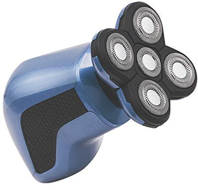 Walaka Rasoir électrique Hommes, 5 en 1 Tondeuses à Cheveux 4D Tondeuse à Barbe pour Poils de Nez Rotatif étanche Homme USB Rechargeable Rasoir à tête Chauve sans Fil (A)