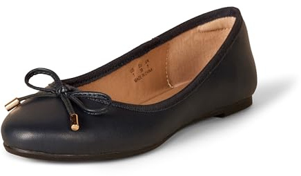 Amazon Essentials Bailarinas Planas Billie Mujer, Azul Marino, 43 EU