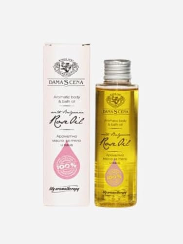 Body Rose oil Aromatic body & bath oil, 100ml / 3.38 fl.oz Bulgarian rose Damascene