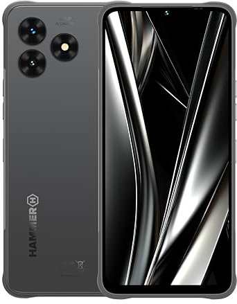 Hammer Blade Va 5G Ultra-Robustes Smartphone, IP69, 6000mAh, 6,56 Zoll, 8GB eingebauter RAM, 128/1T GB, Android 14, 50mpx Kamera, Gorilla Glass Bildschirm, NFC, Volte