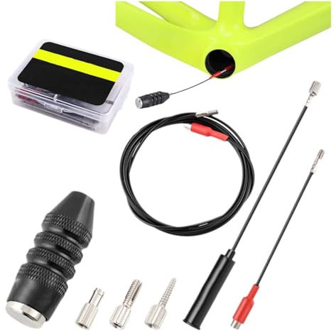 Cavo Interno per Bicicletta,Kit di Cavo Interno per Bicicletta,Kit Passaggio Cavi Interno Bici,Strumento Interno per instradamento Cavi per Bicicletta,per Mountain Bike,Bici da Strada,City Bike,ECC