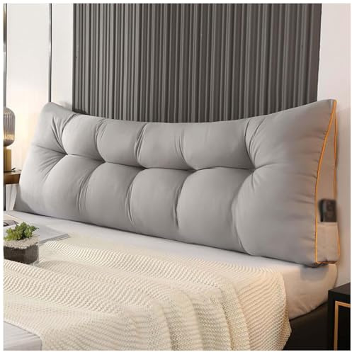 1,90cm,Almohada De Cabecera con Cuña, Cojín De Apoyo Lumbar para Cabecera, Cama, Sofá, Almohada Triangular De Posicionamiento del Respaldo, Cojín De Cintura