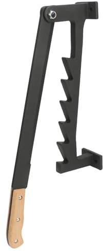 SUNGOOYUE Divisor de Leña, Cortador de Leña Manual Eficiente de Acero Al Carbono, Partidor de Troncos, Galleta para Acampar, Cortador de Montado en la Pared para Interiores y Exteriores