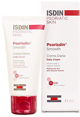 ISDIN PsorisdinSmooth Crema, Crema Diaria Para Piel Muy Seca Descamativa, Antipicor, Hidrata Y Refuerza La Función Barrera, Con Urea Isdin Y Anti- Itch Complex - 50 ml