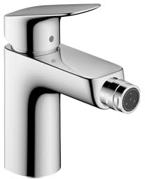 Logis Robinet de bidet à poignée unique avec bonde Chromé