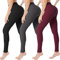VALANDY Creamlush 3 Pack Leggings for Women High Waisted Tummy Control Leggings Buttery Soft Yoga Pants（S-3XL）