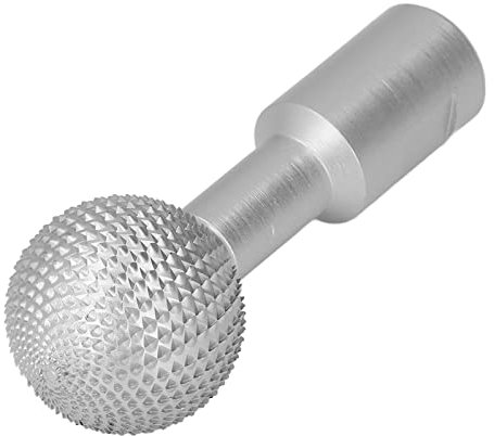 Fraise Sphérique pour Sculpture sur Bois Fraise Sphérique pour Sculpture sur Bois Fraise Sphérique pour Sculpture sur Bois Résistant à l'usure 10 Mm Lime Rotative pour Meuleuse (Argent)