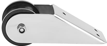 Fafeicy Rodillo de Ancla para Barco Marino, Acero Inoxidable 316, Ancho de Ranura 32mm, Rodillo de Proa