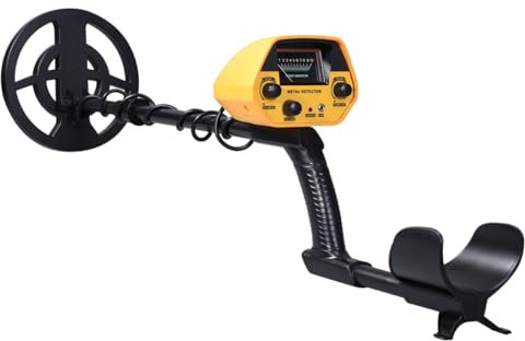 POPETPOP Unterirdischer Golddetektor Gtx5030 Metall-volumenzeiger Und Verstellbarer Stab Schwarz