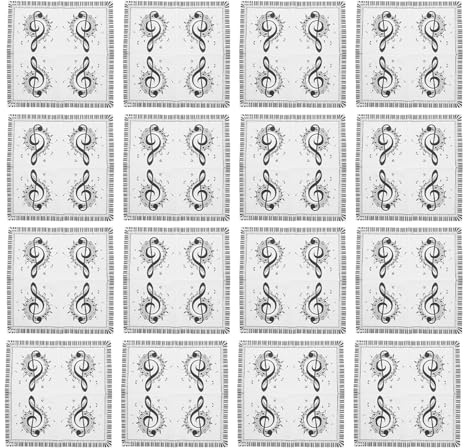 Healeved 100 tovaglioli di carta musicale: tovaglioli usa e getta con note musicali - Articoli per feste a tema per feste di compleanno - Fazzoletti di carta per dessert e cene di nozze