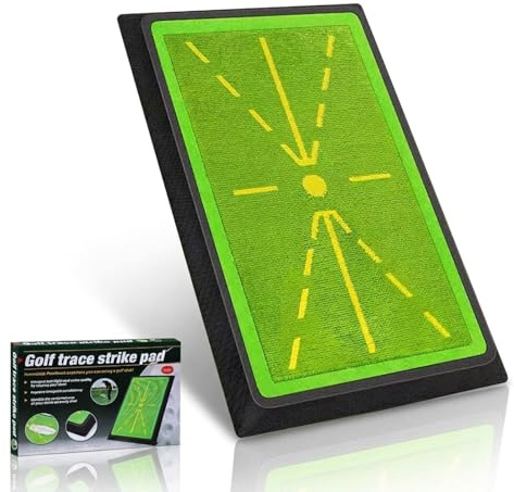 Golf träningsmatta golfmatta golf träning – golfgungmatta flödande feedback – exakt bollstriking swing träning – halkfri gummibas inomhus utomhus – nybörjare avancerad