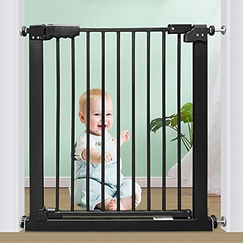 Generisch Haustier-Laufgitter, Sicherheitsgitter, Baby- und Kinder-Sicherheitsgitter, automatisch schließend, schwenkbar, Treppenzaun, Haustierschutz, hohe und breite Druckpassform, tragbare