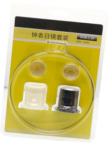 Kits de loupes d'horloger professionnelles avec éclairage LED grossissement 5 à 10 fois pour un travail détaillé