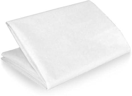 YAWYO 100 Meter x 2 Meter Vlieseline, Vit, Medium Vikt, för Sömnad, Täcken, Hantverk och Klädtillverkning