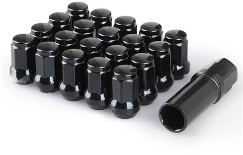 viti delle ruote Compatibile Con Suzuki Per Vitara 1988-2019 20PCS Raggi Ruota Ettagonali Dadi Di Bloccaggio Lunghezza 32MM Dado Ad Estremità Chiusa M12 * 1.25 M12 * 1.5(5,M12*1.25)