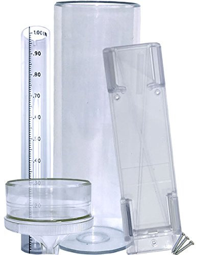 FUAUFAS KEXMY Rg202 Stratus - Medidor Profesional de Lluvia y Nieve a Largo Plazo