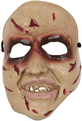 Bristol Nyhet BM521 skräck ansiktsmask leende PVC, unisexvuxen, en storlek