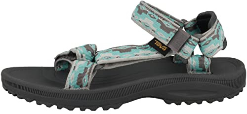 Teva Sandalias Winsted con punta abierta para mujer, multicolores (Monds Waterfall Mwtr), 37 EU