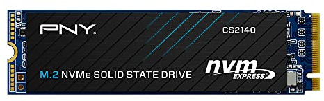 PNY CS2140 500GB M.2 NVMe Gen4 x4 Internal Solid State Drive (SSD), up to 3600MB/s - M280CS2140-500-RB