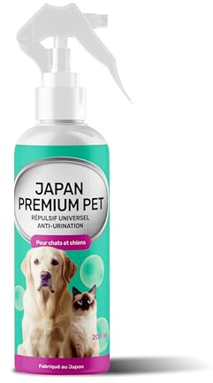 Spray Anti-Pipi pour Chiens et Chats | Spray Répulsif pour Chats | Spray Dissuasion pour Chiens | Répulsif Chat Intérieur | Empêche les Chiens d’Uriner à la Maison | Spray Anti-Pipi 200 ml