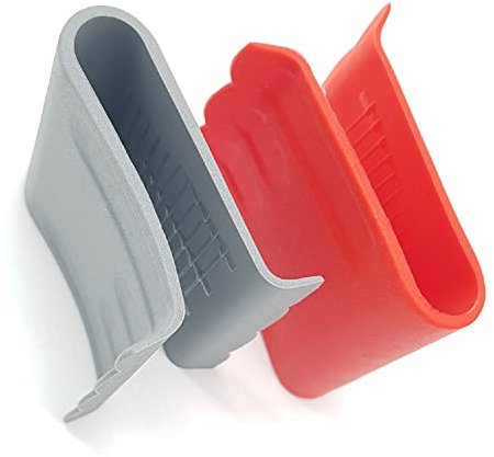 ZENZERO® - Coppia Presina in SILICONE - Forma rettangolare - 1Coppia - Colori Assortiti (INVIO CASUALE) (In Coppia)