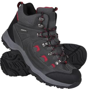 Mountain Warehouse Adventurer Mens Waterproof Hiking Boots Alloy Grey 10