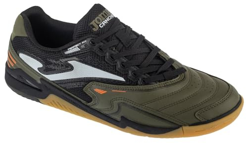 Joma Cancha 2512 IN CANW2523IN Chaussures de sport en salle pour homme Noir/vert, vert, 40.5 EU