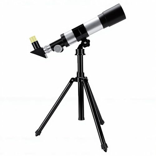 Bewinner Télescope d'astronomie pour Enfants, Jouet éducatif pour Enfants, Kit d'exploration Scientifique de Télescope Portable de 16,54 Pouces avec Trépied, Vues Cristallines, Apprentissage en