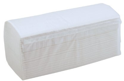 4.000 Blatt Papierhandtücher Falthandtuch weiß 2-lagig 24 x 21 cm ZZ-Falz