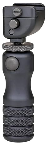 Accu-Shot Precision Rail Monopod-PRM-Mid-Range with Quick Knob, Black, 4.75-5.65in, BT13-QK