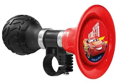 TATAWAY 307608106 Disney Unisex Cars Fahrradhupe, Mehrfarbig, 6 cm Durchmesser, 0, Taglia unica